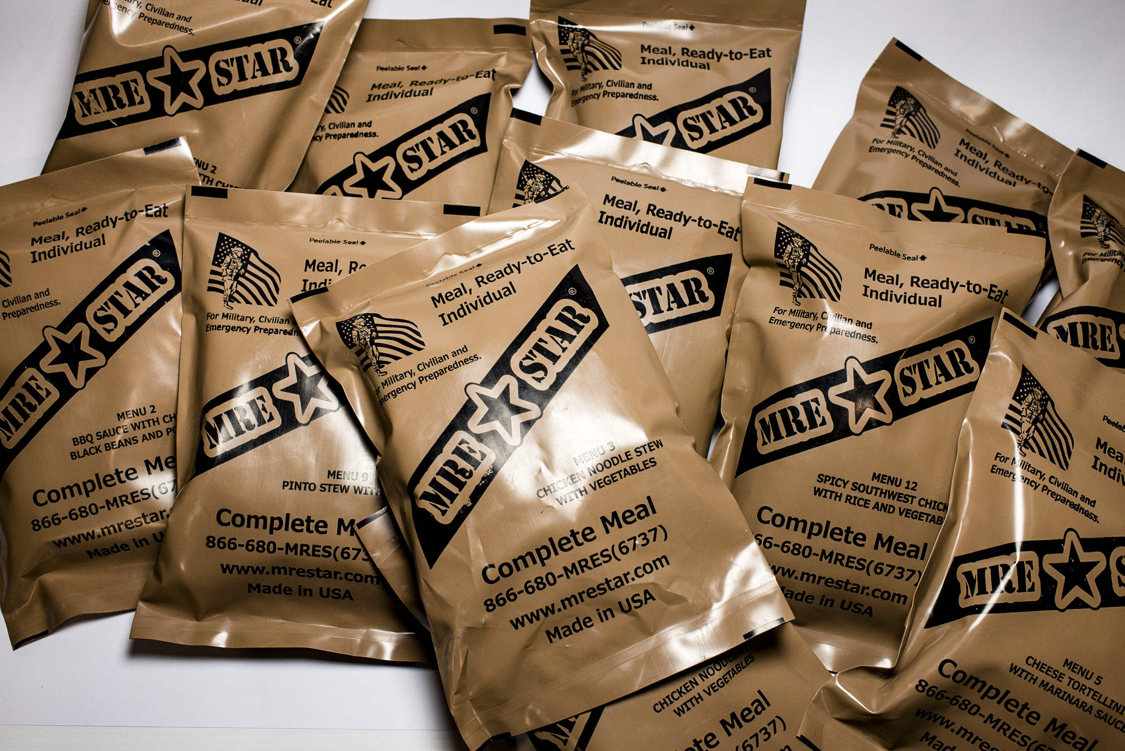 USA MILITARY INDIVIDUAL MRE MEALS READY TO EAT (YOU PICK THE MEAL) €1. ...
