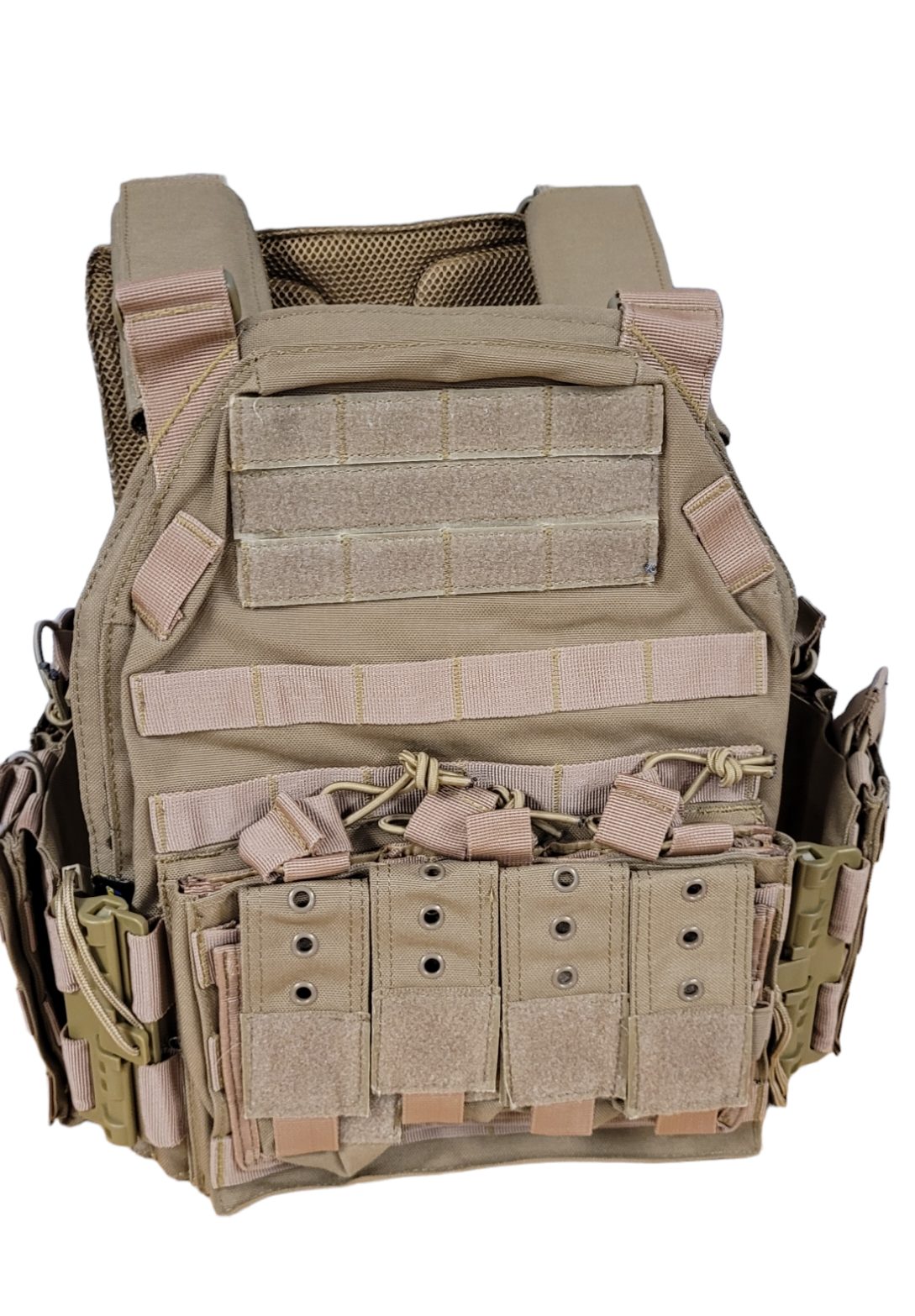 QUICK RELEASE TACTICAL VEST, 1000D NYLON, WITH POUCHES - PLATES CARRIER - Montreal  Firearms Recreational Center